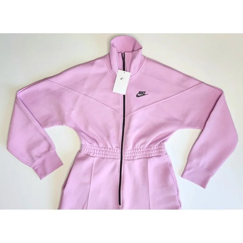 Nike Women's Sportswear Tech Fleece Windrunner Jumpsuit FB8798-632 - Picture 4 of 7